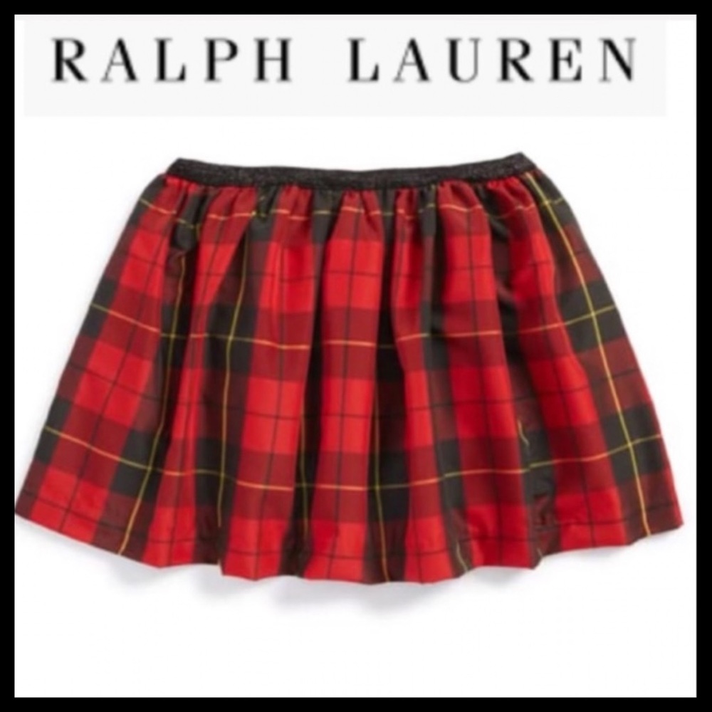 RALPH LAUREN Tartan Plaid Skirt